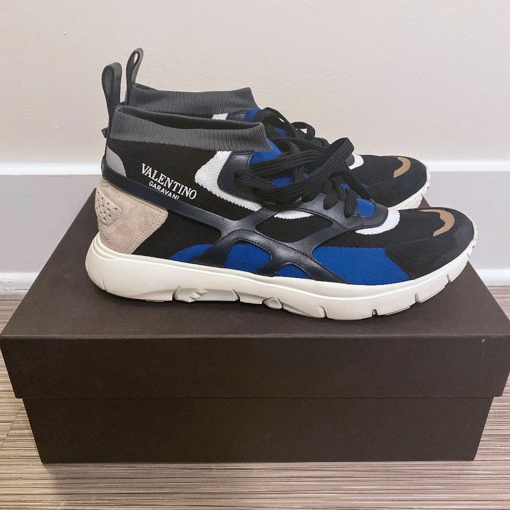 Valentino Mens Sock Running Sneaker sz 43.5
